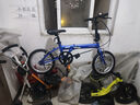 大行（DAHON）KT610折疊自行車(chē)16英寸單速男女學(xué)生上班上學(xué)城市通勤單車(chē) 消光藍 曬單實(shí)拍圖