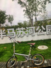 永久折疊自行車(chē)男女20寸7級變速復古小跑車(chē)青少年學(xué)生單車(chē) 消光銀 曬單實(shí)拍圖
