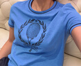 lululemon丨Crewneck 女士網(wǎng)球圓領(lǐng)短袖 T 恤 *圖案款 LW3JR4S 泳池派對(duì)藍(lán)/恣意藍(lán) S 曬單實(shí)拍圖