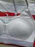 貓人少女內衣女文胸女童發(fā)育期初高中學(xué)生無(wú)痕小背心運動(dòng)防震胸罩白L 曬單實(shí)拍圖