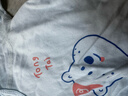 童泰新生兒半背衣嬰兒衣服純棉四季0-3月寶寶上衣滿(mǎn)月服2件裝 藍色 52 曬單實(shí)拍圖