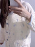 貓人純棉孕婦睡衣女夏季薄款產(chǎn)后哺乳吸汗紗布帶胸墊月子服家居服套裝 條紋花朵 【純棉紗布 帶胸墊 吸汗不悶熱】 L 【推薦約100-120斤】 曬單實(shí)拍圖