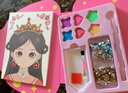 親巴貝公主化妝包玩具DIY兒童手工制作換裝貼紙書3-6歲女童女孩生日禮物 曬單實(shí)拍圖