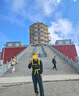 艾王專業(yè)登山包男女大容量牛津布背包戶外徙步40升超輕量化旅行雙肩包 黃色（二代款） 40L 曬單實拍圖