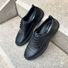 七匹狼男鞋冬季2025新款休閑皮鞋男頭層牛皮透氣軟底商務(wù)休閑鞋通勤皮鞋 黑色 41 曬單實(shí)拍圖