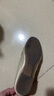 百麗羊皮英倫風(fēng)樂(lè )福小皮鞋平底豆豆女復古深口單鞋A7H1DAA4 杏色 36 曬單實(shí)拍圖