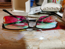 青年時(shí)代紅綠色盲色弱通用眼鏡超輕可配近視有度數男女款色弱專(zhuān)用眼鏡 【雙面鍍膜半框】【無(wú)度數】 曬單實(shí)拍圖
