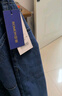 羅蒙冰絲牛仔褲男夏季薄款高腰寬松直筒中年商務(wù)休閑長(cháng)褲子 91深藍 35 曬單實(shí)拍圖