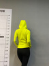 馬甲線(xiàn)運動(dòng)外套晨跑速干健身服戶(hù)外跑步修身上衣保暖防曬運動(dòng)服冬女款 熒光黃綠撞灰 M （105-115斤） 曬單實(shí)拍圖