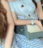 COOGI女士包包女包輕奢品牌單肩包女斜挎包情人節生日禮物女送老婆女友 綠色京倉直發(fā) 曬單實(shí)拍圖