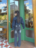 Calvin KleinJeans【明星同款】25秋季新女士復(fù)古ck純棉短款牛仔外套47D700G YXW-牛仔藍(lán)黑 M 曬單實(shí)拍圖
