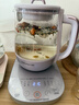 九陽(yáng)（Joyoung）1.5L全玻璃沸萃養生壺煮茶器 0膠水玻璃濾網(wǎng)燉盅 花茶壺燒水保溫一體全自動(dòng)恒溫電熱水壺15WY10J 曬單實(shí)拍圖