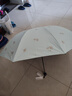 天堂 防紫外線(xiàn)晴雨傘三折 雨傘黑膠防曬太陽(yáng)傘遮陽(yáng)晴雨傘 凈空藍 曬單實(shí)拍圖
