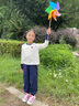 MQDMINI童裝女童長(cháng)袖T恤5A抗菌兒童t恤甜美百搭打底上衣 愛(ài)心狗 曬單實(shí)拍圖