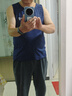 珊詩(shī)麗【2件裝】莫代爾背心男夏季薄款棉緊身運動(dòng)健身坎肩無(wú)袖白色打底 RQ背心2件裝【黑色 深藍】 5XL 建議：180-200斤 曬單實(shí)拍圖