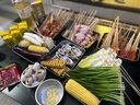 珍百年中秋燒烤食材套餐4-6人份約235串牛羊肉豬五花里脊肉串臘腸等 曬單實拍圖