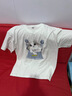 妙戀多【大促特價(jià)】短袖女夏季小貓t恤女純棉2025新款設計感小眾減齡 白色-可愛(ài)貓咪 L 【建議100-110斤】 曬單實(shí)拍圖