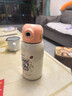 ICTGO智能兒童指紋保溫杯指紋水杯兒童吸管保溫杯食品級316密碼解鎖 粉色550ml【送杯套+背帶】 曬單實(shí)拍圖