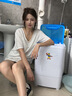 小財鴨脫水機家用甩干機大容量不銹鋼甩干桶脫水桶小型單缸單甩干衣機宿舍出租房單脫水速干熱烘干一體 尊享-Ag+銀離子|不銹鋼甩桶|仿生手洗 99%強力脫水/洗棉襖四件套/Ag+銀離抑菌除螨 曬單實(shí)拍圖