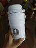 膳魔師（THERMOS）德國榨汁杯榨汁機小型便攜制冷水杯果汁機七夕禮物家用果蔬可充電果汁杯可碎冰打汁隨行杯炸機汁 【長效制冷】冬雪白 曬單實拍圖