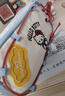 高顏值HelloKitty凱蒂貓筆袋大容量女生文具盒帆布刺繡鉛筆盒雙層 紅色KT貓筆袋(純筆袋) 曬單實(shí)拍圖