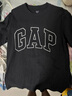 GAP女裝2025春季新款純棉發(fā)泡膠印logo短袖T恤常規休閑上衣727460 奶白色 M (165/84A) 亞洲尺碼 曬單實(shí)拍圖