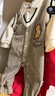 G.duck小黃鴨嬰兒衣服春秋季新生兒連體衣滿(mǎn)月百天男寶寶周歲禮服紳士風(fēng) 咖色 80cm 80碼7-11月(建議寶寶75-)cm 曬單實(shí)拍圖