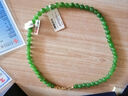 凈心石 【悅己級】8mm無(wú)黑和田玉碧玉項鏈蘋(píng)果綠陽(yáng)綠圓珠鏈子送媽媽 曬單實(shí)拍圖