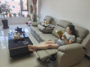 熙朗（XILANG）零靠墻頭等太空沙發(fā)智能艙雙三人多功能電動(dòng)真皮家庭影院沙發(fā)躺椅 2.8米【四人】雙電動(dòng)+翻背 3.0mm加厚進(jìn)口全青牛皮+太空硅膠棉+竹炭海綿 曬單實(shí)拍圖