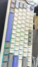 狼蛛（AULA）F108/F108pro客制化機械鍵盤(pán)有線(xiàn)/藍牙/2.4G無(wú)線(xiàn) 三模連接108鍵Gasket結構RGB燈效游戲辦公鍵盤(pán) F108星海藍【焦糖拿鐵軸】-4000mAh 曬單實(shí)拍圖