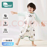 柯斯德尼（kidsneed）嬰兒衣服連體衣夏季薄款7分袖純棉新生兒哈衣爬服寶寶睡袋 90碼 曬單實(shí)拍圖