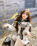 MITHAOL KUSC全智賢同款圍巾女空調房保暖披肩秋冬加厚圍脖生日禮物送女生 黑色 【心想事