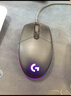 羅技（G）G102第二代游戲鼠標 RGB流光燈效鼠標 輕量化  游戲級8000DPI傳感器 黑色 200-8000DPI 曬單實(shí)拍圖