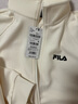 FILA 斐樂(lè )官方女裝針織長(cháng)袖外套2025秋新款時(shí)尚休閑簡(jiǎn)約寬松上衣 布丁奶白-IV M 165/84A/M 曬單實(shí)拍圖