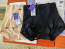比瘦收腹內褲女提臀褲中低腰強力收小肚子小腹無(wú)痕抗菌短褲塑身褲薄款 黑色+膚色2件裝 M 【體重85-100斤】 曬單實(shí)拍圖