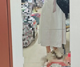 香影小白裙a字半身裙女2025夏裝新款中長(cháng)款垂感職場(chǎng)通勤高腰裙子 白色 L 165/88A/110-125斤 曬單實(shí)拍圖