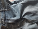 夢(mèng)舒雅女褲商場(chǎng)同款復古藍牛仔褲女春款高腰修身顯瘦遮胯時(shí)尚窄版直筒褲 曬單實(shí)拍圖