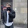 蒙口比鄰秋冬新款鵝正品百搭防風(fēng)保暖男款圍脖簡約時(shí)尚新款男士面罩 黑色 曬單實(shí)拍圖