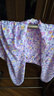 銅牛女士?jì)纫?秋冬基礎薄款 棉毛女褲印花秋褲女單件寬松VK004 紫氣福來(lái)-白-紫 XL (175/100) 曬單實(shí)拍圖