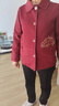 俞兆林（YUZHAOLIN）媽媽裝春秋裝外套2025新款雙面呢中老年女秋裝毛呢奶奶唐裝老人衣 FN54600722 卡其色 2XL _（100-115斤左右） 曬單實(shí)拍圖