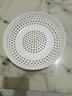 拜杰20cm陶瓷蒸盤(pán)餃子盤(pán)耐高溫蒸包子瀝水盤(pán)圓形多孔蒸格微波爐蒸籠  曬單實(shí)拍圖