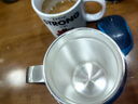 銀之夢 銀杯足銀999銀杯子純銀內(nèi)膽保溫水杯帶手柄商務(wù)銀茶杯男女辦公杯 珍珠白50克+證書+禮盒 曬單實(shí)拍圖