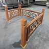 鋁藝護欄圍墻庭院圍欄鋁合金陽(yáng)臺護欄院子戶(hù)外欄桿小區新中式柵欄 紅色（直接對接 aa170050） 曬單實(shí)拍圖