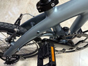 大行（DAHON）P10折疊自行車(chē)20英寸10速鋁合金成人通勤V剎 PAA003 消光灰藍 曬單實(shí)拍圖