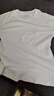 真維斯（JEANSWEST）純棉t恤女士夏季2025新款休閑慵懶風(fēng)短袖女裝潮流寬松半袖上衣服 白色 純色 S 曬單實(shí)拍圖
