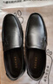 宜馳（EGCHI）皮鞋男商務(wù)休閑正裝鞋工作耐磨新款鞋子男 8823 套腳款 41 曬單實(shí)拍圖