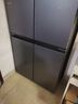 海爾（Haier）冰箱488升十字對開(kāi)門(mén)冰箱無(wú)霜一級能效594MM超薄可嵌入式變頻家用大容量小紅花系列政府補貼20% AI變頻科技+黑金凈化+三檔變溫 曬單實(shí)拍圖