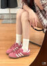 adidas「T頭鞋」STADT經(jīng)典時(shí)尚薄底運(yùn)動(dòng)板鞋男女阿迪達(dá)斯三葉草   淺粉/漢玉白/樹(shù)脂黃(女生買小半碼)   37 曬單實(shí)拍圖