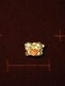 周大生（CHOW TAI SENG）腕美系列生肖蛇猴六合吉黃金轉運珠足金手鏈生日禮物送女友 0.85g 曬單實(shí)拍圖