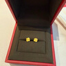 周六福幸運(yùn)四葉草足金999黃金耳釘女 計(jì)價(jià)A0912975 一對(duì) 約0.88g禮物 曬單實(shí)拍圖